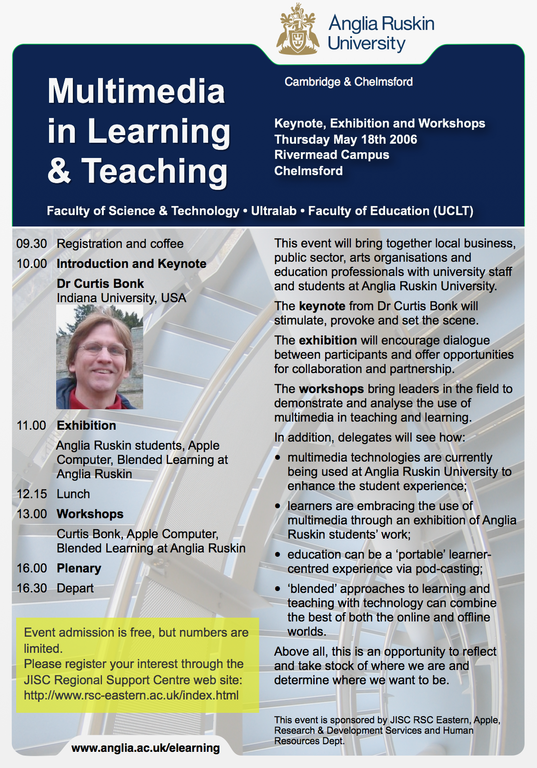 Multimedia in Teaching and Learning poster 2006 Multimedia in Teaching and Learning poster 2006